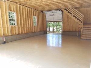 Brew Floors garage floor installation