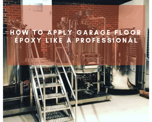 How to Apply Garage Floor Epoxy Like a Professional