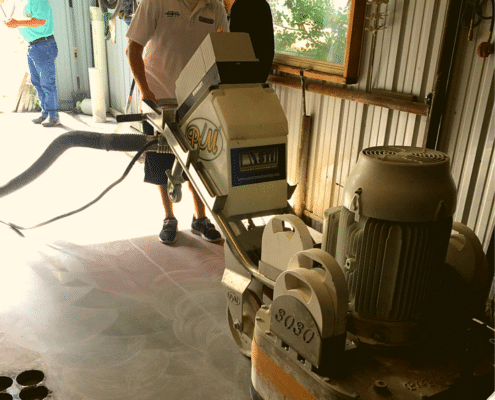 Removing Epoxy Flooring From Concrete