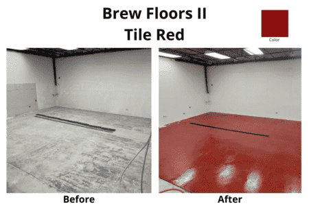 Brew Floors II Tile Red