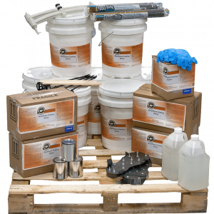 The Brew Floors III DIY coating kit is a highly chemical and acid resistant 2-layer system.